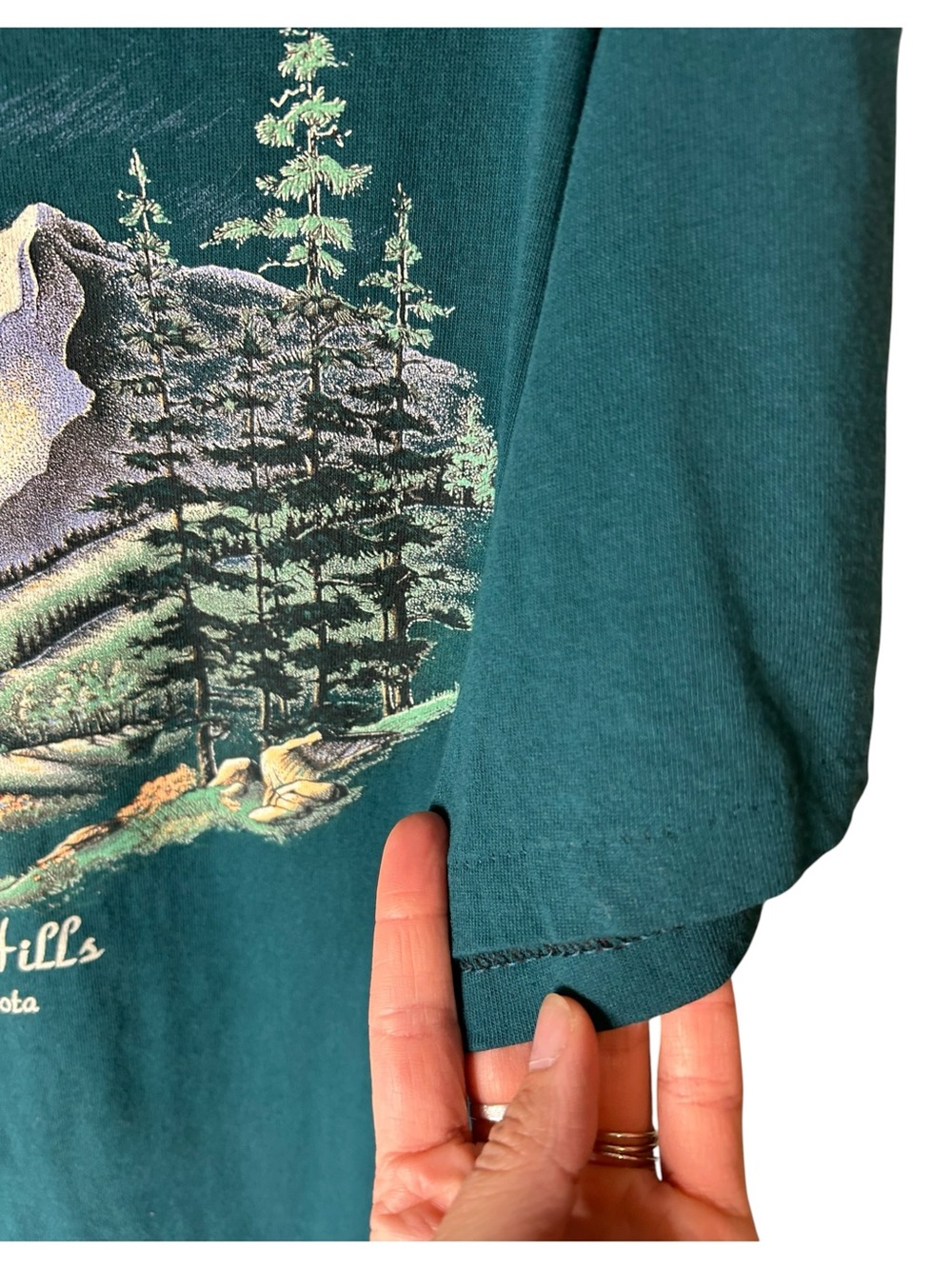 Vintage Black Hills South Dakota Tee Single Stitch USA Made Large - Picture 4 of 11